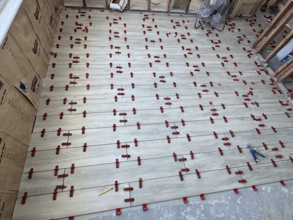 Professional flooring team